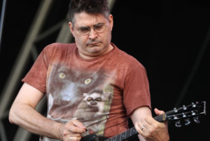 Steve Albini playing the guiter