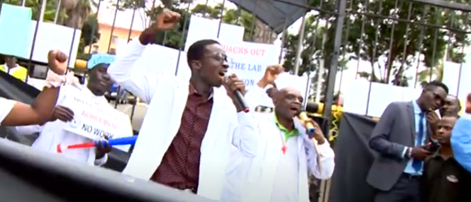 We Will Demonstrate Every Wednesday, Medical Lab Officers Vows