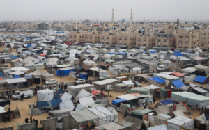 Tents Housing Palestinian Refugees 