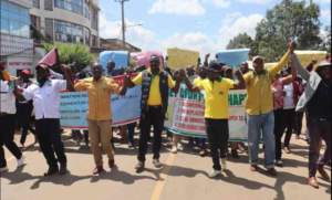 KUPPET joins JSS teachers for protests on the streets