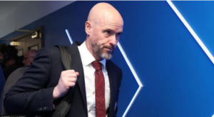 Eric Ten Hag wearing a suit.