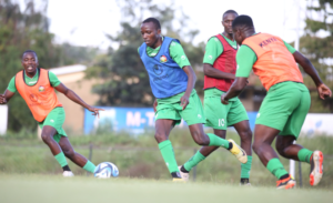 Harambee Stars players during a training session