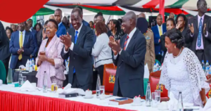 President Ruto at the National Breakfast Prayer Day