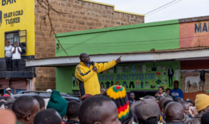 DP Gachagua addressing the crowd in Mt.Kenya