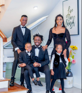 Diana, Bahati and their three kids